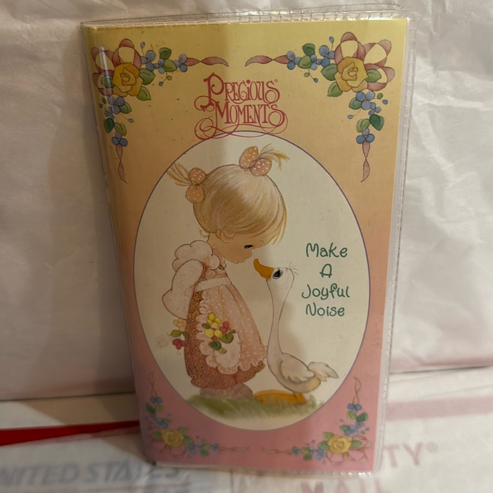 Precious Moments Vintage Pink and Cream Office Calendar